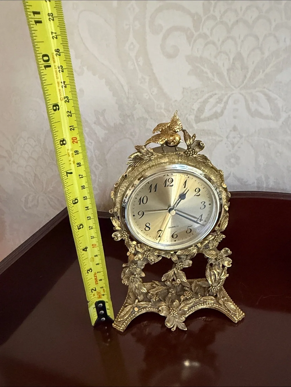 Vintage Matson Hollywood Regency alarm clock